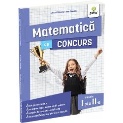 Matematica de concurs clasele I &537;i a II-a Edi&539;ia a II-a de Eduard D&259;ncil&259; & Ioan D&259;ncil&259; este o carte destinat&259; elevilor din clasele I &537;i a II-a care se preg&259;tesc pentru primele examene 