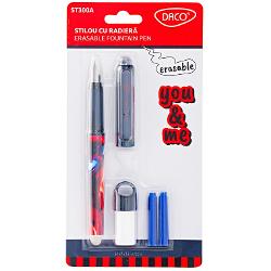 &129464; Stilou cu radier&259; DACO “You & Me” – Model SupererouNu mai ai nevoie de PIC Fara greseli fara pagini rupte doar freci putin cu radiera din capatul stiloului si cerneala dispare completScrisul devine o aventur&259; cu stiloul DACO “You & Me” – model Supererou Creat special pentru copii &537;i adolescen&539;i acest stilou îmbin&259; designul cool cu func&539;ionalitatea de zi cu zi&10022; 