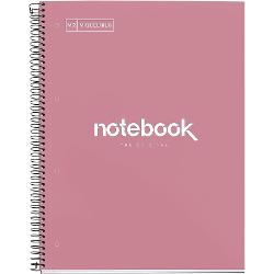 Caiet A4 matematica 80 file hartie 90 g cu spira Emotions Dusty pink Miquelrius MR46935