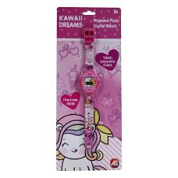 Ceas digital roz Kawaii