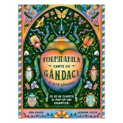 Descoper&259; uimitoarele insecte &537;i alte nevertebrate în aceast&259; carte pop-up spectaculoas&259;De la gândaci sclipitori la p&259;ianjeni &539;es&259;tori de pânz&259; FORMIDABILA CARTE CU GÂNDACI aduce în vizor insectele &537;i arahnidele &537;i ne introduce în cele mai remarcabile aspecte ale traiului lorScris&259; de Ben Hoare jurnalist premiat în domeniul vie&539;ii 