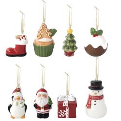 Adaug&259; un strop de magie s&259;rb&259;torilor cu aceste decora&539;iuni din ceramic&259; în form&259; de fursecuri sau ajutoarele Mo&537;ului parte din colec&539;ia Christmas Decorations de la Easy Life Fiecare decora&539;iune este un detaliu delicat perfect pentru a 