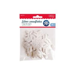 Ofer&259; un strop de str&259;lucire &537;i elegan&539;&259; proiectelor tale de iarn&259; cu Fulgi de Argint DACO Perfec&539;i pentru decora&539;iuni de Cr&259;ciun felicit&259;ri handmade scrapbooking sau aranjamente festive ace&537;ti fulgi aduc frumuse&539;ea iernii direct în crea&539;iile taleRealiza&539;i din spum&259; autoadeziv&259; fulgii sunt u&537;or de folosit – doar 