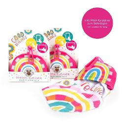 Vedere clar&259; în cel mai scurt timp - cu aceast&259; lavet&259; elegant&259; din microfibr&259; pute&539;i men&539;ine o vedere clar&259; Îndep&259;rteaz&259; f&259;r&259; efort praful murd&259;ria &537;i petele de pe ochelari &537;i ecrane de tot felul fie c&259; este vorba de smartphone tablet&259; sau laptop Laveta aprox 145 x 145 cm este conectat&259; la husa practic&259; care include o mini carabin&259; pentru fixare - astfel încât 