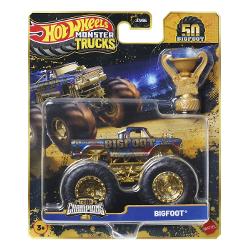 Masinuta Hot Wheels Monster Trucks ofera distractie garantata fanilor de vehicule off-road si colectiilor spectaculoase Modelul este realizat la scara mica dar impresioneaza prin designul robust detaliile realiste si rotile uriase gata de actiune Include un trofeu aurit simbolic pentru campioni si este perfect pentru curse cascadorii si joaca imaginativa Ideal pentru colectionari si copii pasionati de masinile Monster Trucks acest vehicul combina puterea viteza si stilul intr-un 