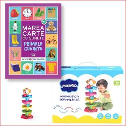 Descoper&259; combina&539;ia perfect&259; între joac&259; &537;i înv&259;&539;areInclude cartea bestseller „Bebe înva&539;&259; Marea carte cu sunete” plin&259; de imagini colorate &537;i sunete care stimuleaz&259; curiozitatea copilului strong 