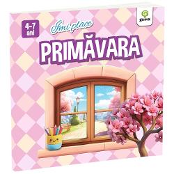 În Îmi place PRIM&258;VARA copilul va putea• s&259; g&259;seasc&259; drumul corect &537;i umbra potrivit&259;;• s&259; rezolve labirinturi &537;i s&259; uneasc&259; puncte;