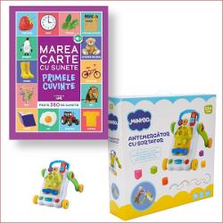 Descoper&259; combina&539;ia perfect&259; între joac&259; &537;i înv&259;&539;areInclude cartea bestseller „Bebe înva&539;&259; Marea carte cu sunete” plin&259; de imagini colorate &537;i sunete care stimuleaz&259; curiozitatea copilului strong 