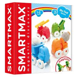 Acest set fascinant contine tije magnetice colorate si segmentele din fata si din spate a patru vehicule de constructie diferite un camion de pompieri o basculanta o betoniera cu malaxor si un camion de tractareSmartMax My First Vehicles este conceput pentru copiii cu varste cuprinse intre 1 si 5 ani oferind o introducere timpurie sigura si distractiva in descoperirea magnetilor si magnetismuluiSpecial concepute pentru mainile mici ale copiilor segmentele 