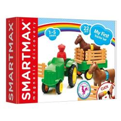 SMARTMAX MY FIRST TRACTOR este o juc&259;rie magnetic&259; de construc&539;ie sigur&259; &537;i viu colorat&259; conceput&259; pentru a stimula &537;i dezvolta abilit&259;&539;ile esen&539;iale ale copiilor Acest set inovator ajut&259; la îmbun&259;t&259;&539;irea coordon&259;rii mân&259;-ochi gândirii logice recunoa&537;terii culorilor &537;i formelor 2D &537;i 3D precum &537;i la promovarea socializ&259;rii prin jocul în 