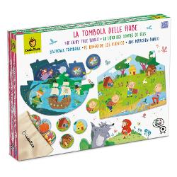 Dou&259; jocuri într-unul pentru întreaga familie s&259; se bucure în lumea magic&259; a pove&537;tilor Jocul clasic de bingo—fii primul care completeaz&259; tabla de basm folosind jetoanele cu personaje &537;i obiecte care fac fiecare poveste unic&259; În plus bucur&259;-te de jocul Caut&259; &537;i G&259;se&537;te reconstruie&537;te pove&537;tile de basm g&259;sind toate jetoanele corespunz&259;toare