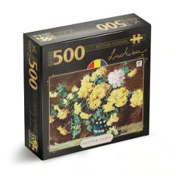 Iube&537;ti arta &537;i vrei s&259; evadezi din rutina cotidian&259; Descoper&259; Mini Puzzle Luchian – Crizanteme galbene un puzzle 500 de excep&539;ie &537;i o activitatea de relaxare deplin&259;Pictorul Luchian a iubit florile &537;i le-a pus pe pânz&259; într-un mod sublim mai mult decât oricare alt pictor român Crizanteme galbene exprim&259; sensibilitatea &537;i puterea cromatic&259; deosebit&259; 