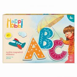 Invata literele intr-un mod distractiv si interactiv cu setul magnetic Happi Hobbi AlfabetulCopiii pot forma primele lor cuvinte pot recunoaste literele si isi pot dezvolta vocabularul intr-un mod jucausSetul contine 97 de piese magnetice colorate perfecte pentru mainile mici care pot fi atasate pe orice suprafata metalicaJocul stimuleaza recunoasterea literelor coordonarea mana-ochi atentia si creativitateaIdeal pentru copiii de peste 4 ani acest 
