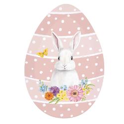 Adaug&259; un strop de culoare &537;i veselie mesei tale cu acest platou din por&539;elan din colec&539;ia&nbsp;Egg Hunt&nbsp;de la&nbsp;Easy Life &Icirc;n nuan&539;e pastel delicate platoul este decorat cu flori ou&259; de Pa&537;te sau iepura&537;i juc&259;u&537;i 