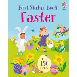 Children will love using the&nbsp;stickers&nbsp;to&nbsp;decorate eggs&nbsp;and&nbsp;bonnets ready for the Easter parade and sticking on sweet treats and hidden eggs in scenes of celebration With&nbsp;over 150 stickers-&nbsp;Encourages creativity&nbsp;as children can choose where to place the stickers in each scene- Features child characters enjoying&nbsp;Easter 