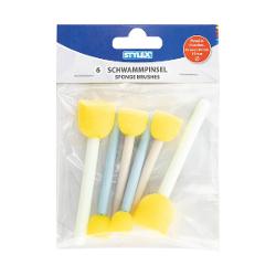 Aceste pensule din burete sunt perfecte pentru m&acirc;nu&539;ele mici Copiilor le va pl&259;cea&nbsp;s&259; &537;tampileze sau s&259; picteze&nbsp;cu aceste pensule din burete Acestea permit&nbsp;&nbsp;pictura f&259;r&259; v&259;rs&259;ri&nbsp;&537;i lucr&259;ri de art&259; f&259;r&259; urme de 