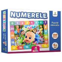 Personajele TraLaLa canalul num&259;rul 1 de YouTube din Rom&acirc;nia te ajut&259; s&259; &icirc;nve&539;i numereleUn puzzle de 100 de piese care stimuleaz&259; g&acirc;ndirea logic&259; a copilului t&259;u &icirc;i antreneaz&259; r&259;bdarea &537;i are &icirc;n acela&537;i timp o valoare educativ&259;Piesele mari se &icirc;mbin&259; cu u&537;urin&539;&259; iar la final copilul poate exersa recunoa&537;terea numerelorAbilit&259;&539;i 