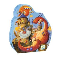 Un cavaler curajos se lupt&259; cu dragonii pentru a salva prin&539;esaUn puzzle de 54 de piese &icirc;ntr-o cutie decorativ&259; &icirc;n form&259; de castelDimensiune puzzle asamblat 37 x 40 cmV&acirc;rsta recomandat&259; 5 aniConfec&539;ionat din carton non-toxic conform reglement&259;rilor EN71&ASTM&nbsp;Certificat FSC&reg;AVERTISMENT Contraindicat copiilor sub 3 ani Poate con&539;ine piese mici pericol de sufocare Se recomand&259; 