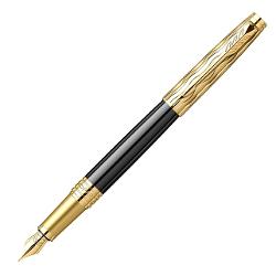 Stiloul Parker Aster Waveeste varianta modern&259; din gama Aster eviden&539;iat&259; prin modelul Wave discret aplicat pe corpul negru Accentele aurii adaug&259; elegan&539;&259; rezult&acirc;nd un echilibru bun &icirc;ntre stil clasic &537;i design contemporanCorpul metalic ofer&259; rezisten&539;&259; &537;i stabilitate &icirc;n utilizare iar peni&539;a din o&539;el inoxidabil asigur&259; o scriere 