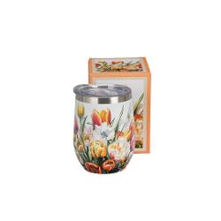 Cana termic&259; LALELE din colec&539;ia Flowers Classic este fabricat&259; din o&539;el inoxidabil 188 &537;i este perfect&259; pentru 