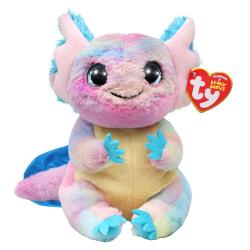 Jucarie de plus TY Beanie Bellies - LOXIE axolotl multicolor 15 cm TY 41518