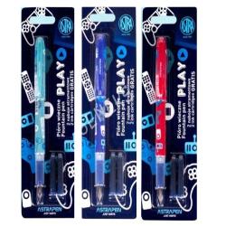 Stilou Play 3 rezerve blister ASTRA&nbsp;Important pretul afisat este per bucata Nu se poate alege alege culoarea se livreaza aleatoriu in functie de disponibilitatea din stoc