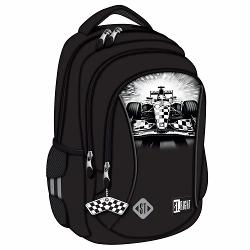 Ghiozdanul Majewski ST Right BP77 din colectia grafica Final Lap este conceput pentru organizare clara si un volum bun de incarcare Formatul de 17 inch si compartimentarea practica il fac potrivit pentru activitatile de zi cu ziOfera confort la purtare prin spate profilat si bretele moi iar pentru siguranta include elemente reflectorizante si baza intarita cu protectii pentru contactul cu solul3 compartimente2 buzunare laterale elasticeManer 