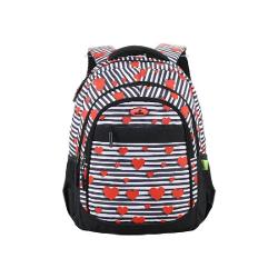 Ghiozdanul ECADA de 46 cm este alegerea ideal&259; pentru elevii care au nevoie de un rucsac spa&539;ios practic &537;i cu un design atractiv Modelul cu dungi &537;i inimioare ro&537;ii ofer&259; un aspect modern &537;i u&537;or de remarcat potrivit pentru &537;coal&259; sau utilizare zilnic&259;Cu dimensiuni de&nbsp;46 &times; 32 &times; 18 cm ghiozdanul 