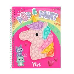 Cartea de colorat a lui Ylvi cu 36 de pagini de colorat si stickereModele dragute de unicorni si creaturi magiceJucarie popper colorata in forma de unicorn pe copertaplus 1 StickerbogenDistractie cu unicorni Cartea de colorat a lui Ylvi prezinta pe coperta un popper colorat in forma de unicorn Iar formele popperilor apar iar si iar pe parcursul celor 36 de pagini de imagini de colorat dragute De asemenea include o foaie cu stickere 