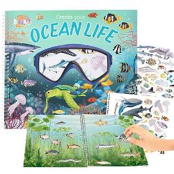 Lipe&537;te &537;i distreaza-te Aceast&259; carte cu stickere este dedicat&259; lumii subacvatice captivante 16 pagini 3 pagini cu stickere cu sclipici &537;i 1 pagin&259; cu stickere din h&acirc;rtie ofer&259; distrac&539;ie cu stickere cu tematic&259; animal&259; Design cool decupajul &icirc;n form&259; de ochelari de scufund&259;ri din copert&259; &icirc;&539;i permite s&259; arunci o privire la stickere