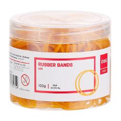 Caracteristici-&nbsp;Elastice de bani in cutie din plastic;- Elasticitate ridicata 70mm;- Ambalare 100g