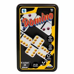 Varsta recomandata 14 ani Numar jucatori 2 - 4Dimensiuni produs ambalat 20 x 12 x 4 cmGreutate produs ambalat 047 kgDistreaza-te alaturi de familie si prieteni cu acest set clasic de domino ideal pentru seri pline de voie buna Jocul contine 28 de piese in 6 culori diferite numerotate de la 0 la 6 usor de recunoscut si de utilizatScopul jocului este simplu si captivant aranjeaza piesele astfel incat capetele cu acelasi numar de puncte sa se 