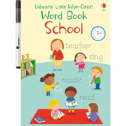 This fun book is a perfect way for young children to improve their language and writing skills Trace over 130 school-themed words from classroom objects to PE activities and colours shapes and numbers With durable wipe-clean pages for endless practice and links to websites with advice and more reading and writing activities