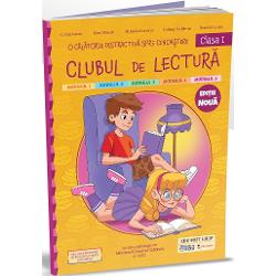Clubul de lectur&259; pentru clasa I con&539;ine 88 de pagini c&acirc;te dou&259; pentru fiecare liter&259; &537;i fiecare grup de litere una cu ghicitori &icirc;n versuri cealalt&259; cu texte scurte &537;i frumos ilustrateDe-a lungul primelor fi&537;elor de lectur&259; sunt marcate discret silabele cuvintelor pentru facilitarea deprinderii de citire cursiv&259;Pornind de la aceste fi&537;e se pot crea nenum&259;rate jocuri &icirc;n clas&259; sau 