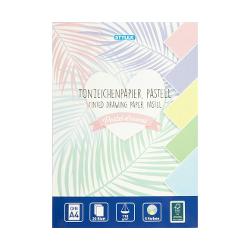 Hartie color pastelata Stylex 110 gr mp 5 culori 20 coli 46484