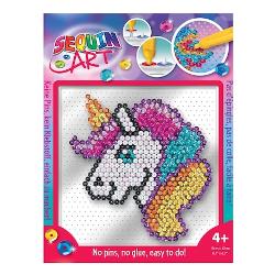 Seturile de creatie Sequin Art au devenit o tendinta populara de reducere a stresului pentru adulti si copii si cel mai important poate fi o activitate extrem de terapeutica Cu seturile de creatie Sequin Art nu trebuie sa ai aptitudini artistice ci doar sa ai rabdare si sa te distrezi Cu Sequin Art puteti sa creati o imagine sclipitoare cu ajutorul unor instructiuni usor de urmarit Fiecare design va produce o stralucire diferita in functie de iluminarea din camera Modelele Sequin Art 