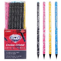 Transform&259; scrisul zilnic într-o experien&539;&259; elegant&259; cu creionul negru Cristal de la DACO Acest creion deosebit atrage aten&539;ia prin designul s&259;u rafinat cu un corp rotund din lemn de calitate care asigur&259; o prindere confortabil&259; &537;i stabil&259; În plus creionul este decorat cu un cristal discret montat la cap&259;t ad&259;ugând un plus de stil &537;i elegan&539;&259; fiec&259;rei sesiuni de scris sau 