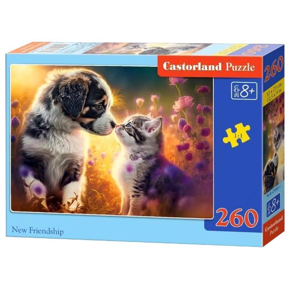Puzzle de 260 piese cu New friendship Dimensiunea cutiei 245×175×37 cm Dimensiunea puzzle-ului 32×23 cm Recomadat pentru varste de la 8 ani