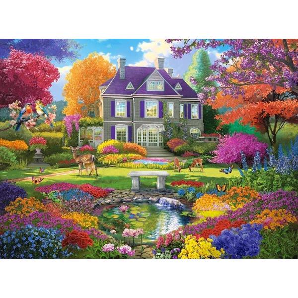 Puzzle de 3000 de piese cu Garden of Dreams Cutia are dimensiunile de 38×265×5 cm iar puzzle-ul are 92×68 cm Recomandat celor cu vârste de peste 9 ani