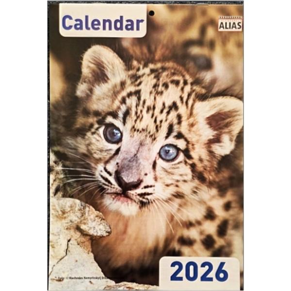 Calendar de perete - pui de animale A4 16 file