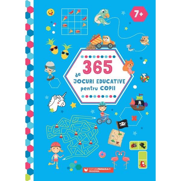 365 de jocuri educative pentru copii iste&539;i &537;i curio&537;i Un an întreg de sudoku puzzle-uri labirinturi &537;i multe alte jocuri captivante &537;i distractive Câte o activitate de rezolvat cu pl&259;cere în fiecare zi Distrac&539;ie pl&259;cut&259;