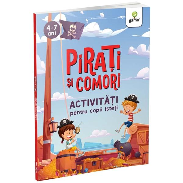 Insule misterioase cufere îngropate &537;i desigur mult&259; aventur&259; - asta înseamn&259; via&539;a de piratÎmbarc&259;-te la bordul impun&259;toarelor nave &537;i exploreaz&259; apele în c&259;utarea celor mai de pre&539; comori Ce mai a&537;tep&539;iCîpitanul te vrea imendiatÎn aceast&259; carte de activit&259;&539;i tinerii marinari rebeli trebuies&259; completeze &537;iruri logice 