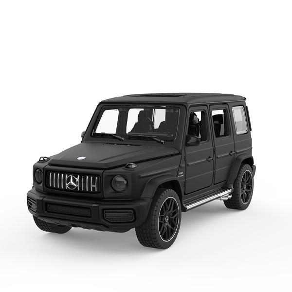 Masinuta are proportiile ideale pentru momente pline de distractie si amuzament avand dimensiunile in centimetri dupa cum urmeaza  199585 Masinuta metalica Mercedes Benz AMG G63 scara 1 la 32 are anvelope de cauciuc si un design detaliat interior-exterior realizat din material metalic turnat cu accesorii realizate din material plastic portiere de calitate superioara Copilul dumneavoastra se poate juca in voie cu masina metalica Mercedes Benz AMG G63 oferita de brandul international 