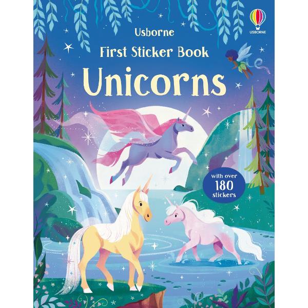 Join the unicorns as they visit their friends at mermaid cove play hide and seek with forest fairies and race each other through the clouds and over rainbows Little children will love adding over 180 stickers to these enchanting scenes and the beautifully detailed illustrations will keep them entertained for hours 