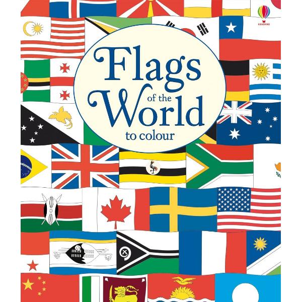 Discover the national flag of every independent country in the world in this fascinating colouring book Grouped by continent there are maps matching each flag to its country information on flag colours and symbols and black and white flags and coats of arms to colour With internet links to carefully selected websites to find out more 