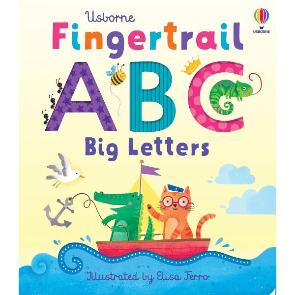 Meet an alligator with an accordion a bear in a bubble bath some fabulous flamingos with fans and much more in this charming introduction to the alphabet Gorgeous illustrations irresistible finger trails and alphabetical text combine to make this a perfect book to help very young children learn capital letter shapes and the sounds associated with them