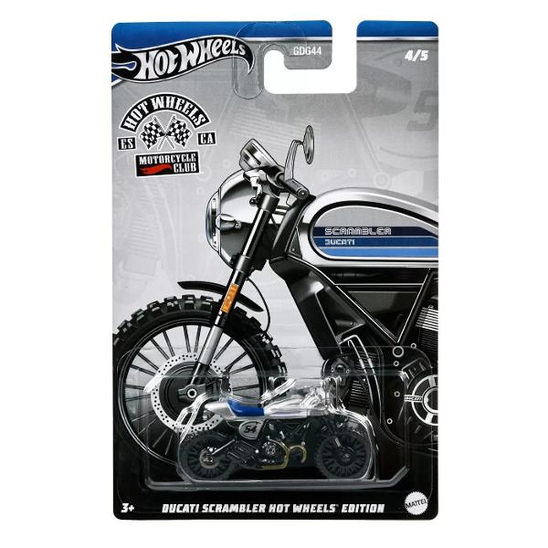 Motocicletele Hot Wheels Motorcycle Club sunt modele detaliate al motocicletei din seria Exclusive Au un design si un ambalaj exclusiv stralucitor care vor atrage fanii marcii Designul la scara 164 a fost dezvoltat cu atentie pe baza unui model real Recomandat copiilor peste 3 aniAtentie Pret per bucata Nu se poate alege modelul se livreaza in functie de disponibilitatea din stoc