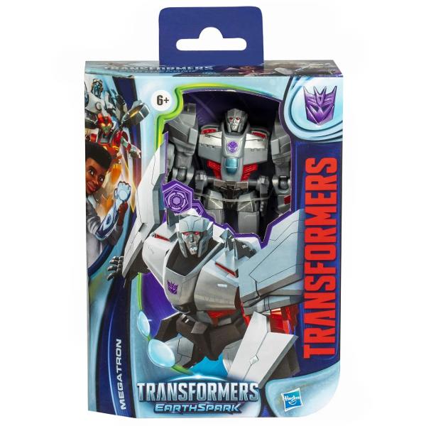 Transformers EarthSpark prezinta o noua generatie de roboti Transformers - primii roboti Transformers care s-au nascut pe Pamant Împreuna cu familia de oameni care i-a primit si a avut grija de ei acestia vor redefini insemnatatea unei familii Figurinele din gama Deluxe aduc la viata robotii Transformers de pe ecranul TV direct in casa dvs Jucariile robot din gama Deluxe includ personajele Transformers populare din serialul de animatie TV Transformers EarthSpark la o dimensiune 