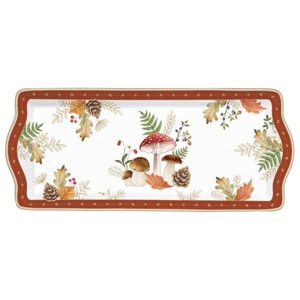 Platou de portelan Autumn Breeze 35x15 cm Easy Life R1109aubr