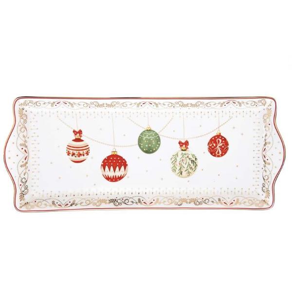 Platou de portelan Christmas Eve 35x15 cm Easy Life R1109ceve